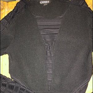 Express mini black dress